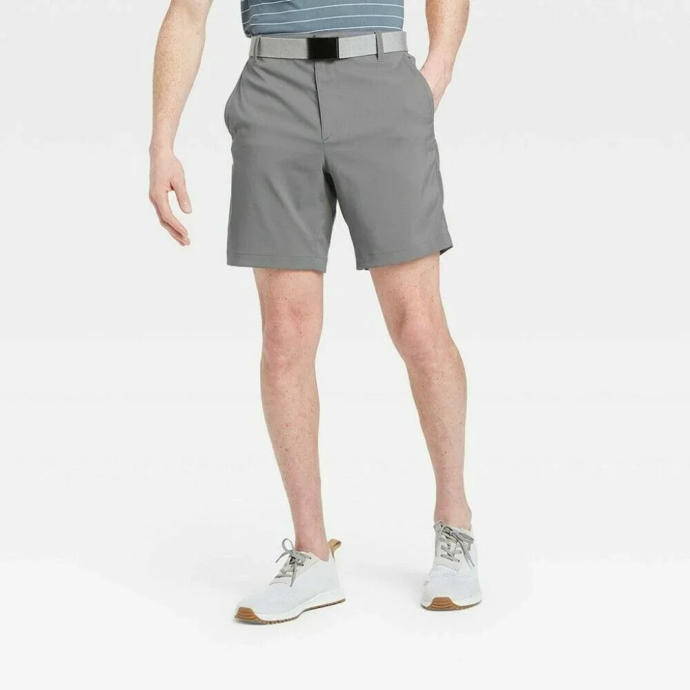 All in Motion Cargo Golf Shorts Gray Stretch UPF 50+ Size 40